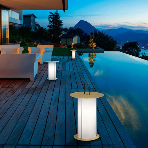Bodenleuchte - DIOGENE - modo luce - Metall / Polyester / modern