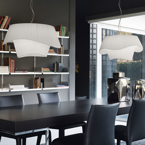 Hängelampe - COCÓ - modo luce - Opalglas / Stoff / modern