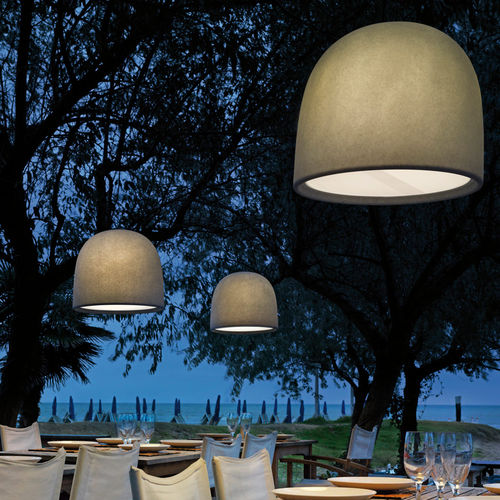 Hängeleuchte - CAMPANONE - modo luce - Polyethylen / modern / für Außenbereich