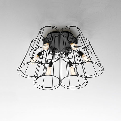 Moderne Deckenleuchte - FLORINDA DESNUDA - modo luce - Metall / LED / fluoreszierend