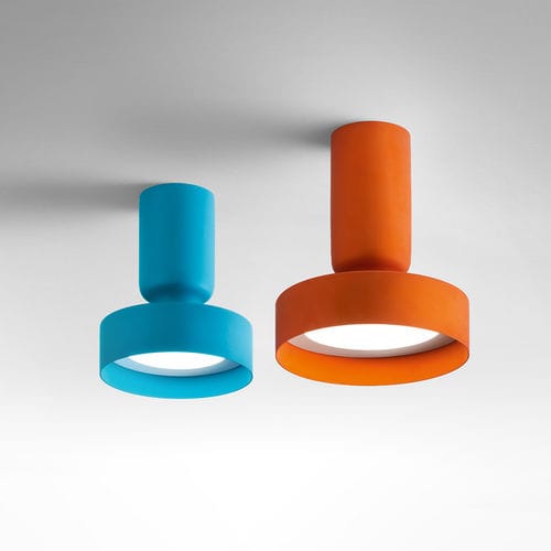 Moderne Deckenleuchte - HAMMER - modo luce - rund / Metall / LED