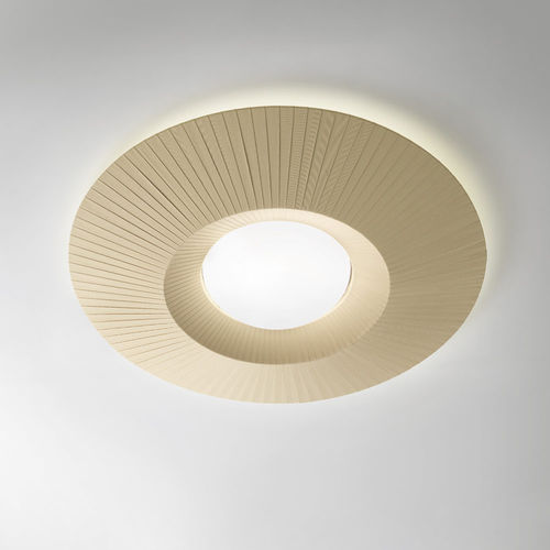 Moderne Deckenleuchte - MOOD - modo luce - rund / PMMA / Stoff
