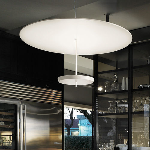 Moderne Deckenleuchte - OMBRELLA - modo luce - rund / Metall / LED