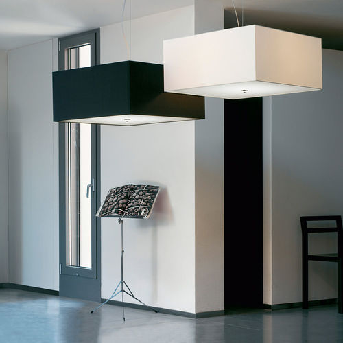 Hängeleuchte - QUADRATO - modo luce - Stoff / Plexiglas® / modern
