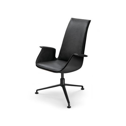 Moderner Chefsessel - FK Chair - Walter Knoll - Leder / Glasfaser / Polyamid