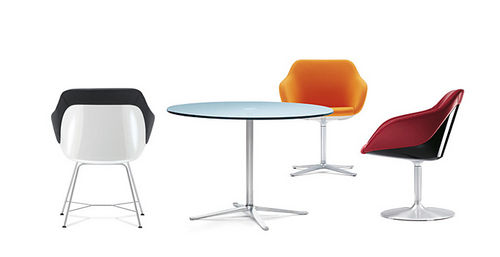 Moderner Tisch - X - Walter Knoll - Glas / rund