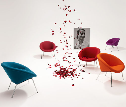 Moderner Sessel - 369  - Walter Knoll - Stoff