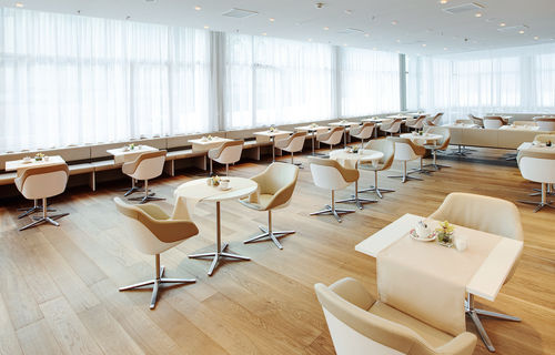 Moderner Besucherstuhl - TURTLE - Walter Knoll - Stoff / drehbar / für Gewerbegebrauch