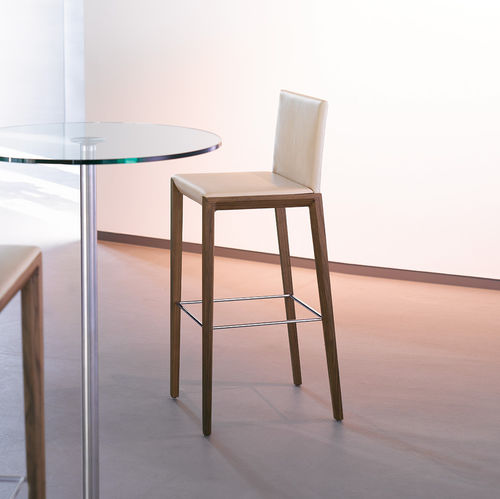 Moderner Barstuhl - ANDOO - Walter Knoll - Eiche / Polster / für Privatgebrauch