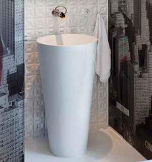 Bodenstehendes Waschbecken - ANNELIE - Dado Creations Pty (LTD) - Stein / rund / modern