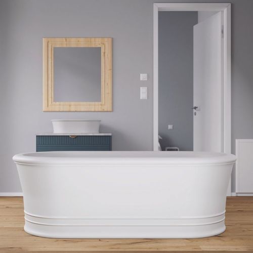 Ovale Badewanne - VICTORIA - Dado Creations Pty (LTD) - freistehend / Mineralwerkstoff / Mineralguss