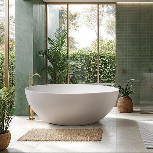 Runde Badewanne - SBM148 - Dado Creations Pty (LTD) - freistehend / Quartzkomposit / modern