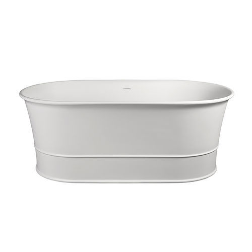 Freistehende Badewanne - JULIA - Dado Creations Pty (LTD) - Quartzkomposit / beige / weiß