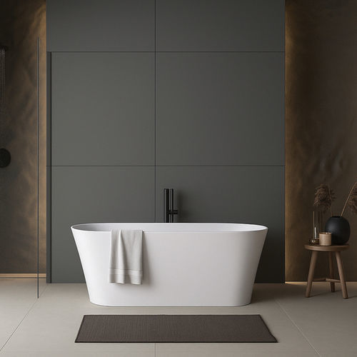 Freistehende Badewanne - SBM090 - Dado Creations Pty (LTD) - Quarz / weiß
