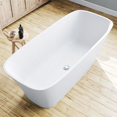 Quartzkomposit-Badewanne - CARMEN - Dado Creations Pty (LTD) - beige / weiß / blau