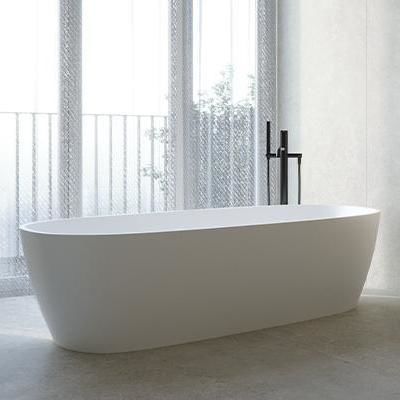 Freistehende Badewanne - JANE - Dado Creations Pty (LTD) - Quartzkomposit / modern / mehrfarbig
