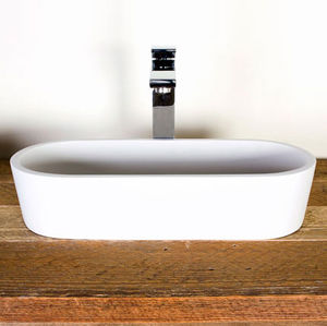 Aufsatzwaschbecken - GABICCE - Dado Creations Pty (LTD) - Stein / oval / modern