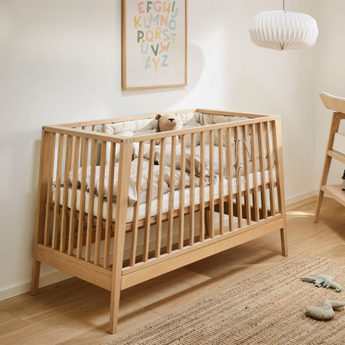 Erweiterbares Babybett - LINEA™ - Leander - Einpersonen / modern / Buche