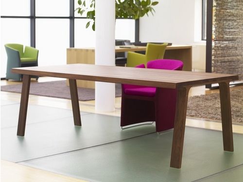 Moderner Tisch - DOBLE - MONTIS - Holz / rechteckig / Contract