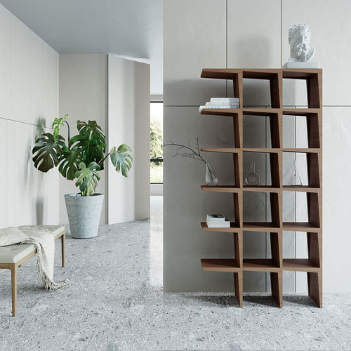 Modernes Regal - Kant - MORELATO - Esche / weiß / grau