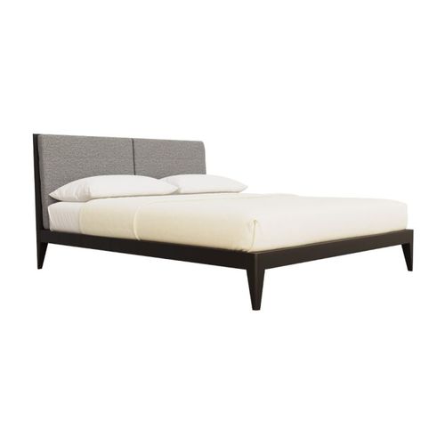 Doppelbett - Felice - MORELATO - modern / gepolstertes Kopfteil / mit Kopfteil aus Leder