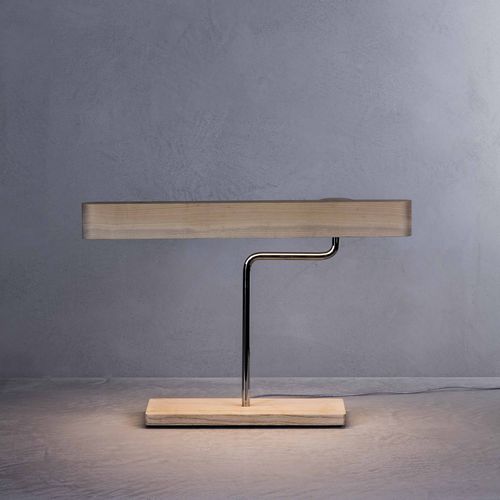 Tischlampe - TECA SUPERNATURAL - PRANDINA - Esche / modern / mit Kabel