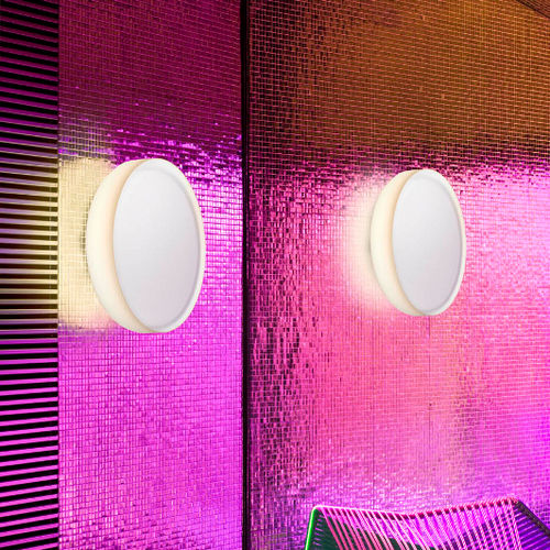 Moderne Wandleuchte - MINT - PRANDINA - für den Innenraum / aus lackiertem Metall / geblasenes Glas