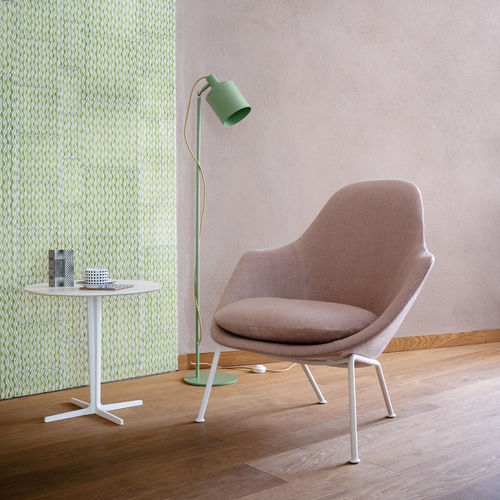 Moderner Sessel - DOT  - Tacchini - Stoff / Stahl / Holz