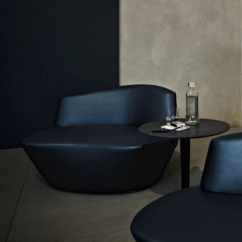 Moderner Kaminsessel - POLAR - Tacchini - Leder