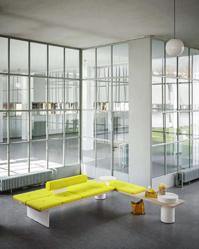 Modulare Polsterbank - GALLERIA - Tacchini - modern / Stoff / für öffentliche Einrichtungen