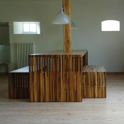 Moderne Bank - BAS  - Pilat & Pilat - Holz