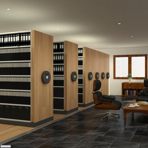 Verschieberegal für Büro - MOBILE - Provost - für Archiv / mechanisch / Holz