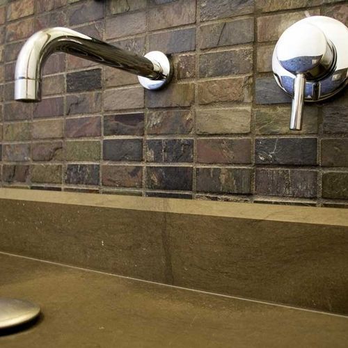 Naturstein-Verblendplatte - MULTICOLOUR - Artesia S.r.l - Innenbereich / für alten Unterbau / für neuen Unterbau