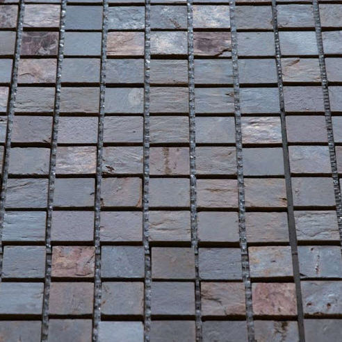 Schiefer-Mosaikfliese - MULTICOLOUR - Artesia S.r.l - texturiert / für den Innenraum / für Pool