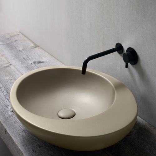Aufsatzwaschbecken - LE GIARE - AVENA - Ceramica Cielo - Keramik / oval / ohne Öffnung