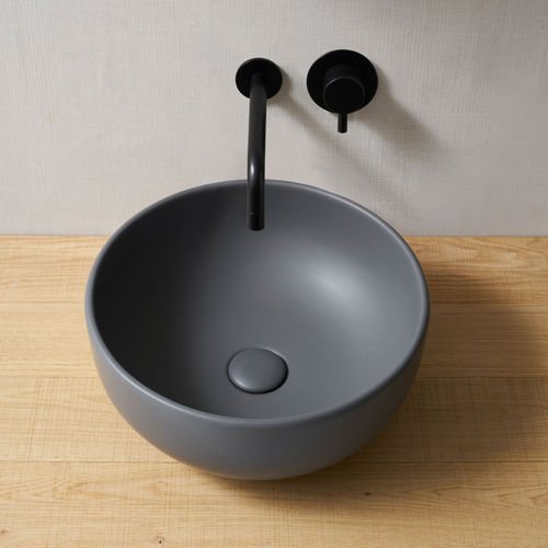 Aufsatzwaschbecken - SHUI - CEMENTO - Ceramica Cielo - Keramik / rund / modern