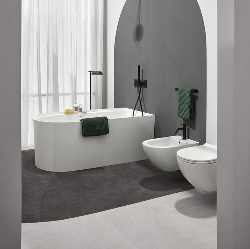 Freistehende Badewanne - ARCADIA - FEBE - MATT - Ceramica Cielo - Mineralwerkstoff / modern / tief