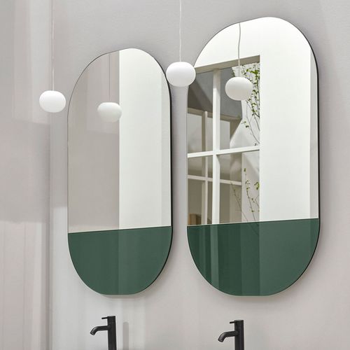 Wandmontierter Spiegel - ARCADIA - EOS - MUSCHIO - Ceramica Cielo - für Gewerbegebrauch / modern / Holz