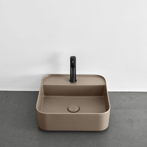 Aufsatzwaschbecken - SHUI COMFORT - ARENARIA - Ceramica Cielo - Keramik / quadratisch / 1-Loch