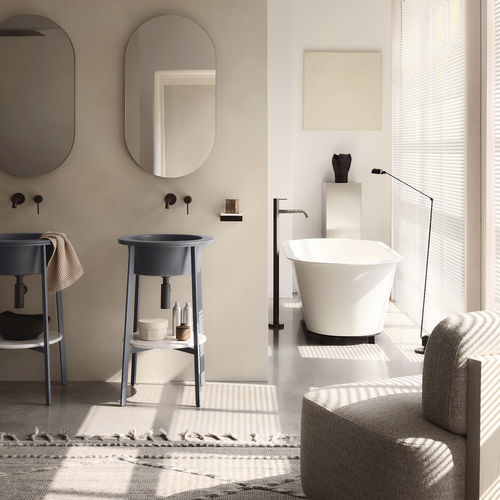 Modernes Badezimmer - I CATINI - Ceramica Cielo - Marmor / Metall