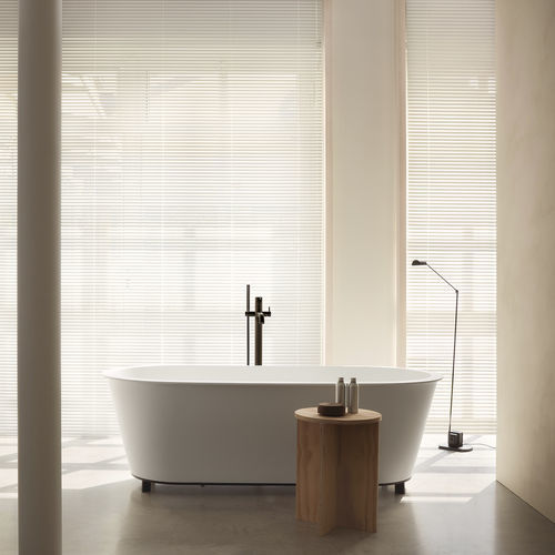 Ovale Badewanne - OTTAVIA - Ceramica Cielo - auf Füßen / für Wohnungen / Mineralwerkstoff