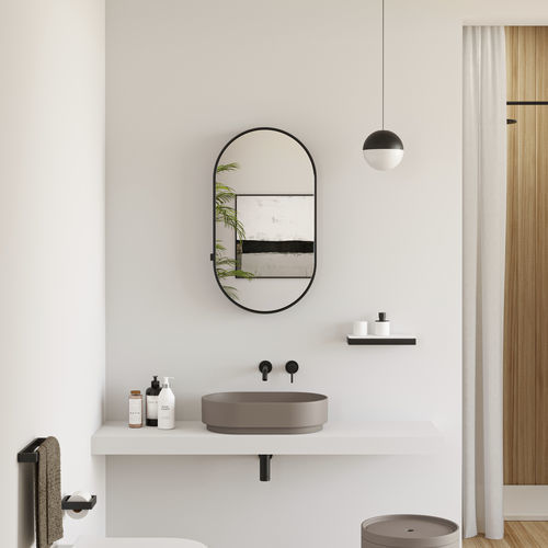 Aufsatzwaschbecken - MARE - MRLAO - ARENARIA - Ceramica Cielo - Keramik / oval / ohne Öffnung