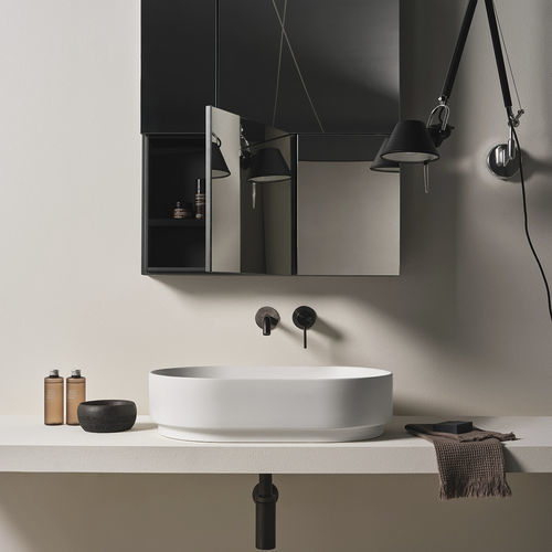 Aufsatzwaschbecken - MARE - MRLAO - TALCO - Ceramica Cielo - Keramik / oval / ohne Öffnung