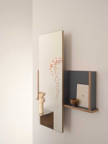 Wandmontierter Spiegel für Badezimmer - THEO - THSPR - GRAFITE - Ceramica Cielo - für Hotels / für Hotelzimmer / modern