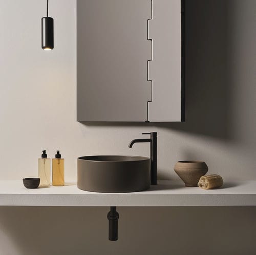 Aufsatzwaschbecken - THEO -THLAO - ARENARIA - Ceramica Cielo - Keramik / rund / ohne Öffnung
