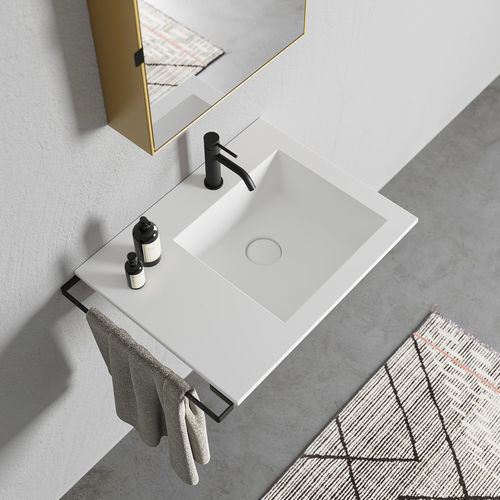 Wand-Waschbecken - Era 60 - Ceramica Cielo - Keramik / rechteckig / 1-Loch