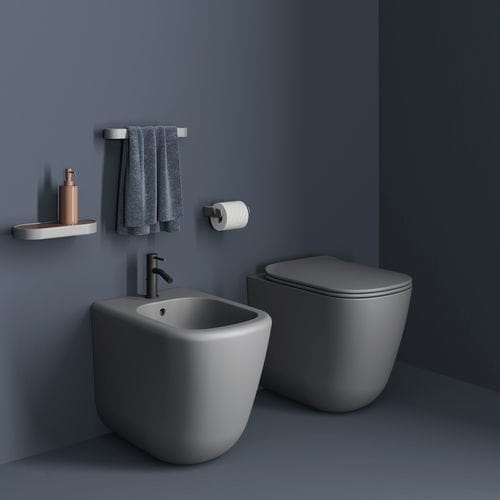 WC in Wandnähe - ERA - Ceramica Cielo - Keramik / für Privatgebrauch / rechteckig