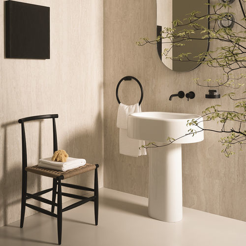 Bodenstehendes Waschbecken - ITACA 343 - Ceramica Cielo - Keramik / oval / ohne Öffnung