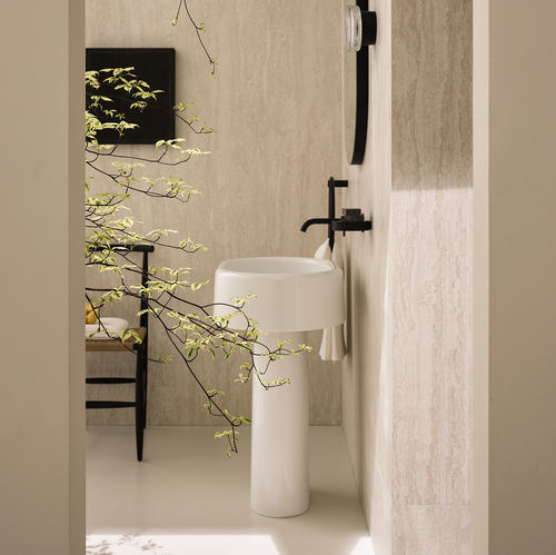 Bodenstehendes Waschbecken - Itaca 344 - Ceramica Cielo - Keramik / oval / ohne Öffnung