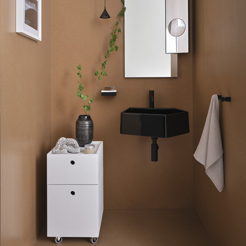 Wand-Waschbecken - Kanto 368 - Ceramica Cielo - Keramik / fünfeckig / 1-Loch